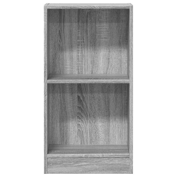 vidaXL Biblioth&egrave;que sonoma gris 40x24x76 cm bois d'ing&eacute;nierie