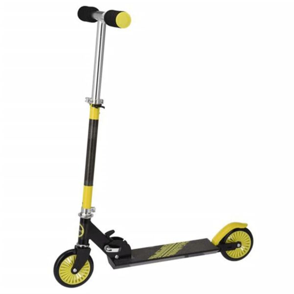 XQ Max Trottinette pliable avec frein &agrave; pied Noir et vert citron