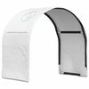 vidaXL Tunnel de lit 2 pcs Blanc 211 x 52,5 x 2 cm Polyester