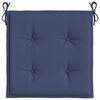 vidaXL Coussins de palette lot de 2 bleu marine 50x50x4 cm