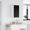 vidaXL Armoire de cuisine avec porte Kalmar Ch&ecirc;ne noir 30 x 31 x 60 cm