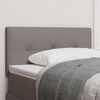 vidaXL T&ecirc;te de lit LED avec des lumi&egrave;res &agrave; LED Taupe 100 cm Polyester