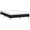 vidaXL Cadre de lit sans matelas noir 120x200 cm tissu