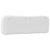 vidaXL Coussin de t&ecirc;te de lit Hvar blanc 160 cm similicuir