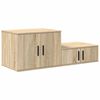 vidaXL Armoire de rangement 2 pcs Ch&ecirc;ne Sonoma 108 x 41 x 40 cm