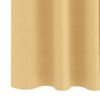 vidaXL Rideaux occultants avec anneaux 2 pcs Beige 260 x 140 cm