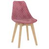 vidaXL Ensemble de salle &agrave; manger 3 pcs Rose