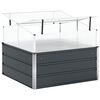 vidaXL Jardini&egrave;re Anthracite 100 x 100 x 77 cm Acier galvanis&eacute;