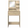 vidaXL Tables de maquillage pour chambre avec tiroir Ch&ecirc;ne Sonoma