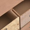 vidaXL Buffet avec 5 tiroirs Marron 60x30x78 cm MDF