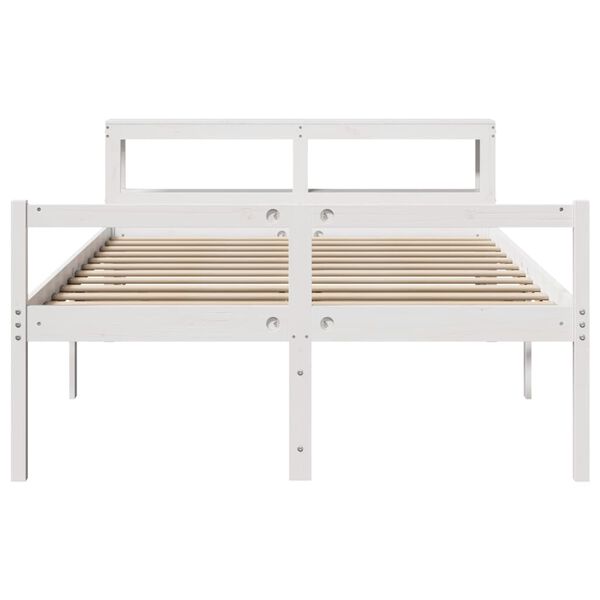 vidaXL Lit pour personne &acirc;g&eacute;e avec t&ecirc;te de lit sans matelas 120x190 cm