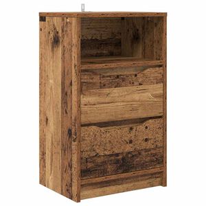 vidaXL Table de chevet Bois Ancien 40 x 30 x 467 cm Bois d'ing&eacute;nierie