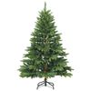 vidaXL Sapin de Noël artificiel avec 150 LED Vert 150 cm PE et PVC