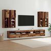 vidaXL Ensemble de meuble TV mural 7 pcs Bois Ancien Bois d'ing&eacute;nierie