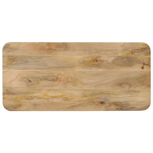 vidaXL Table &agrave; d&icirc;ner 112x52x76 cm bois de manguier massif