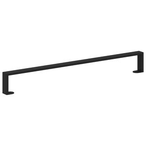 vidaXL Pieds de meuble 2 pcs Noir 796 x 40,5 x 100 mm Fer