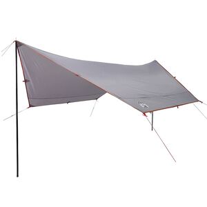 vidaXL B&acirc;che de camping gris et orange 430x380x210 cm imperm&eacute;able