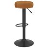 vidaXL Tabourets de bar lot de 2 marron velours