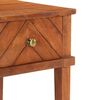 vidaXL Table de chevet 40x40x50 cm Bois d'acacia massif