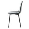 Venture Home Chaises &agrave; manger lot de 2 Polar Aspect cuir noir
