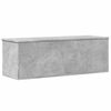 vidaXL Bo&icirc;te de rangement gris b&eacute;ton 102x35x35 cm bois d'ing&eacute;nierie