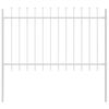 vidaXL Cl&ocirc;ture de jardin 5 pcs Blanc 8,5 x 1,2 m