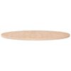 vidaXL Dessus de table rond &Oslash;90x2,5 cm Bois de ch&ecirc;ne massif non trait&eacute;