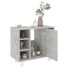 vidaXL Ensemble de meubles de bain 3 pcs Gris b&eacute;ton Agglom&eacute;r&eacute;