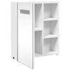 vidaXL Armoire de salle de bain &agrave; miroir avec LED blanc 45x13x52 cm