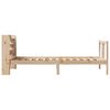 vidaXL Cadre de lit avec t&ecirc;te de lit sans matelas 75x190 cm