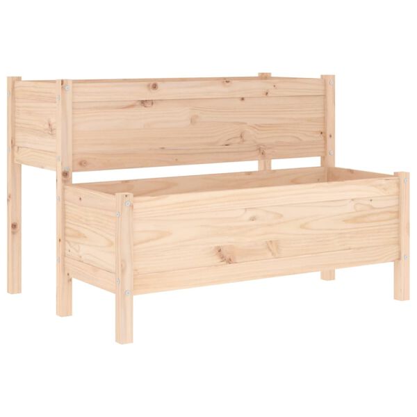 vidaXL Jardini&egrave;re 110x84x75 cm Bois massif de pin