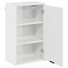vidaXL Ensemble de mobilier de salle de bain 3 pcs Blanc brillant