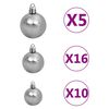 vidaXL Sapin de No&euml;l artificiel Vert 180 cm PVC, Acier et Plastique