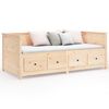 vidaXL Lit de jour sans matelas 80x200 cm bois de pin massif