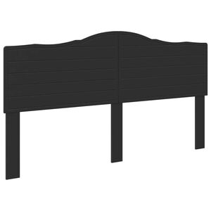 vidaXL T&ecirc;te de lit Ch&ecirc;ne noir Bois d'ing&eacute;nierie
