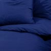 vidaXL Ensemble de housse de couette Bleu marine 140x200 cm Microfibre