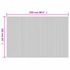 vidaXL Cloison de s&eacute;paration bambou marron fonc&eacute; largeur 250 cm hauteur 165 cm