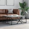 vidaXL Table basse sonoma gris 100x100x40 cm bois d'ing&eacute;nierie