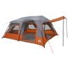 vidaXL Tente Instantan&eacute;e 10 personne Gris et orange