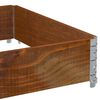 vidaXL Collier de palette marron 120x80 cm bois de pin solide