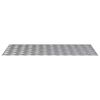 vidaXL Nez de marche Rectangulaire 4 pcs Argent&eacute; 100 x 50 cm Aluminium