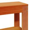 vidaXL Cadre de lit sans matelas cire marron 120x200cm bois pin massif
