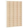 vidaXL Vitrine de collection en bois avec 56 compartiments 40 x 4,5 x 60 cm