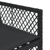vidaXL Ensemble &agrave; manger de jardin 11 pcs coussins noir r&eacute;sine tress&eacute;e