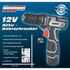 Br&uuml;der Mannesmann Perceuse sans fil 12 V 1,3 Ah