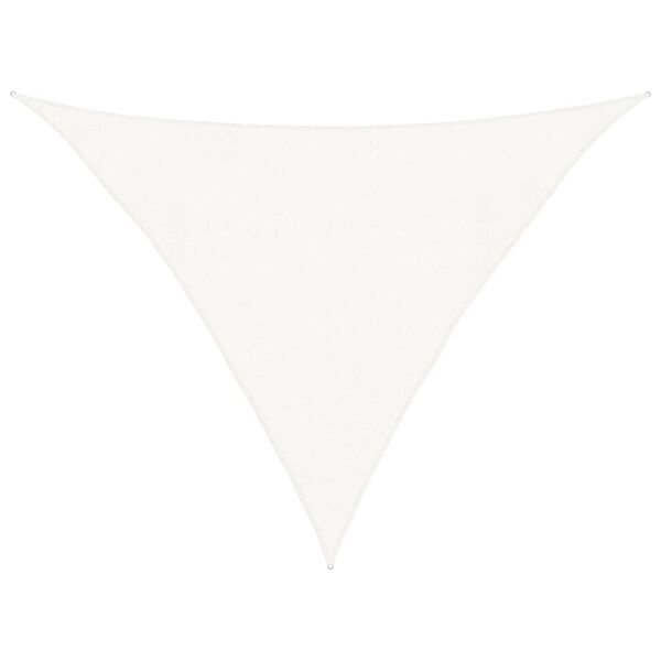 vidaXL Voile d'ombrage 160 g/m² Blanc 4x4x5,8 m PEHD
