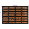 vidaXL Paillasson rectangulaire 40x60 cm caoutchouc et fibre de coco