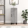vidaXL Buffet Sonoma gris 34,5x34x90 cm Bois d'ing&eacute;nierie