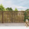vidaXL Cl&ocirc;ture en bambou Marron 500 x 125 cm Bambou