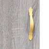 vidaXL Armoires murales 2 pcs sonoma gris bois d'ing&eacute;nierie